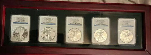 2011 1 オンス シルバー アメリカン イーグル MS-70 NGC 25 周年記念 759,440円