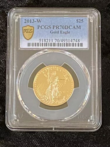2013 ゴールド イーグル プルーフ ハーフオンス PCGS 70 PR70|WORLD RESOURCE【KING店】