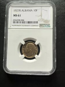 コイン ゴールド アルバニア 10 フランガ アリ 1927 素敵なレア MS61 NGC ! 6000 ミント|WORLD RESOURCE【KING店】