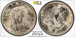 1924 スタンディング リバティ クォーター PCGS MS65FH｜WORLD RESOURCE【KING店】