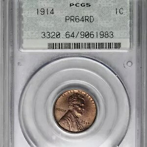 DOILY 1914 PROOF 1c PCGS PR64RD RED Lincoln Cent OGH オールド グリーン DOILY ホルダー!|WORLD RESOURCE【KING店】