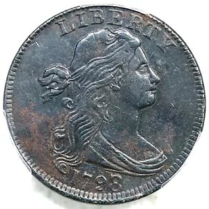 1798/7 S-152 R-2 PCGS XF 詳細 ドレープ バスト ラージ セント コイン 1c|WORLD RESOURCE【KING店】