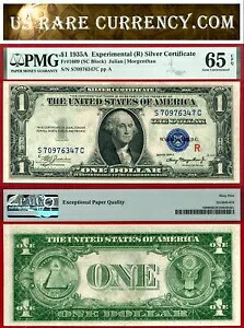 1935A $1 実験的 R&S ペア シルバー証明書 FR-1609 &10 PMG ジェム 65EPQ｜WORLD RESOURCE【KING店】