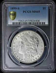 1899-S $1 モルガン ドル PCGS MS65｜WORLD RESOURCE【KING店】