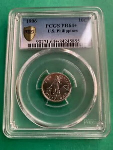 US フィリピン テン センタボ プルーフ 1906 PCGS PF 64+ ミラー ホワイト|WORLD RESOURCE【KING店】