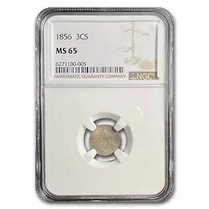 1856年 スリーセントシルバー MS-65 NGC|WORLD RESOURCE【KING店】