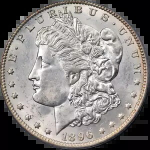 1896-O モーガン シルバー ダラー PCGS MS61 キー デイト グレート アイ アピール ナイス ストライク|WORLD RESOURCE【KING店】