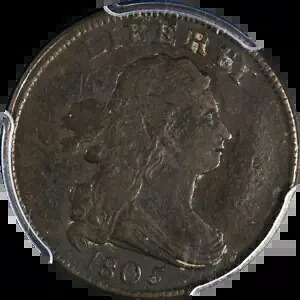 1805 ハーフセント スモール 5、ステム PCGS 純正 C-3 R.5 ナイスストライク|WORLD RESOURCE【KING店】