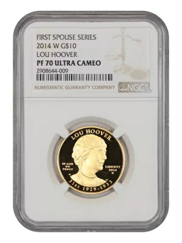 2014-W $10 ルー フーバー NGC PR70DCAM|WORLD RESOURCE【KING店】