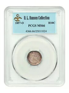 1857-O H10C PCGS MS66 例: D.L.ハンセン｜WORLD RESOURCE【KING店】
