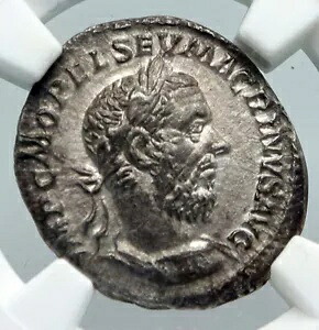 皇帝マクリヌス ヴィンテージ 古代 217AD 古い シルバー ローマ コイン FIDES NGC i91310｜WORLD RESOURCE【KING店】