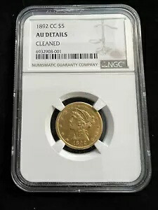 1892-CC $5 ゴールド NGC AU 詳細 リバティ|WORLD RESOURCE【KING店】