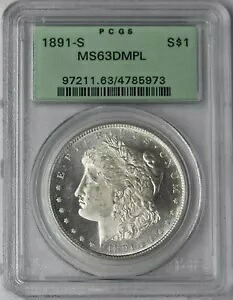 1891-S モーガン シルバー ダラー - PCGS MS63DMPL OGH - ?COINGIANTS?|WORLD RESOURCE【KING店】