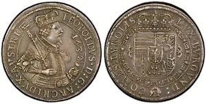 PCGS MS61 オーストリア 1632 D-3338 ホール ヴァール チロリス銀貨 ターラー|WORLD RESOURCE【KING店】