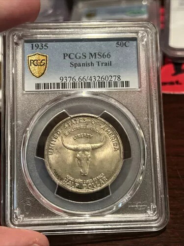 1935 スパニッシュ トレイル 50c PCGS MS-66 記念ハーフダラー。レアでキー！｜WORLD RESOURCE【KING店】 712,360円