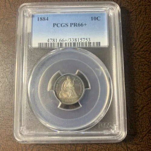 1884 着席リバティ ダイム PCGS PR66+｜WORLD RESOURCE【KING店】 712,360円