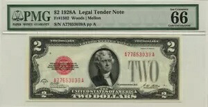 1928A $2 法定通貨レッド Fr# 1502 PMG ジェム 66 EPQ|WORLD RESOURCE【KING店】