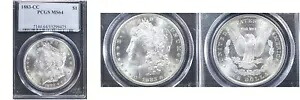 1883-CC $1 MS64 PCGS-PQ-モルガン ドル--|WORLD RESOURCE【KING店】
