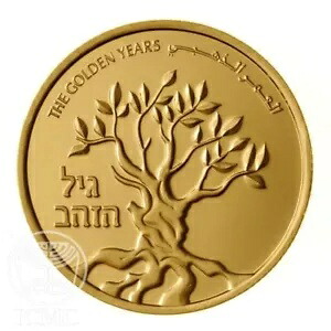 イスラエル コイン 57 周年記念ゴールデン イヤーズ 1/2 オンス ゴールド プルーフ 10NIS｜WORLD RESOURCE【KING店】 715,440円
