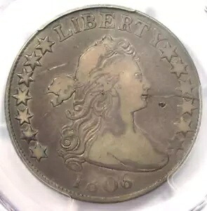 1806 O-110 ドレープバスト ハーフダラー 50C R6 - PCGS ファインディテール - レアリティ-6 バラエティ！｜WORLD RESOURCE【KING店】