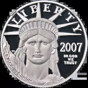 2007-W プラチナ アメリカン イーグル $100 NGC PF70 ウルトラ カメオ - ブラウン ラベル - 在庫|WORLD RESOURCE【KING店】
