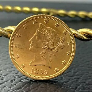 US $10 ゴールド コイン MS リバティ ヘッド 1899|WORLD RESOURCE【KING店】