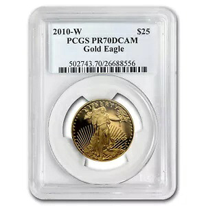 2010-W 1/2 オンス プルーフ アメリカン ゴールド イーグル PR-70 DCAM PCGS|WORLD RESOURCE【KING店】