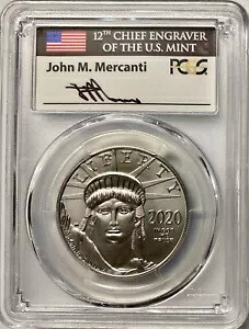 2020 $100 1オンス プラチナ アメリカン イーグル PCGS MS70 FDI Mercanti｜WORLD RESOURCE【KING店】 725,120円