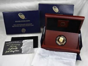 2014-W ケネディ ハーフダラー 3/4 オンス ゴールド記念プルーフ ボックス & COA 米国造幣局｜WORLD RESOURCE【KING店】