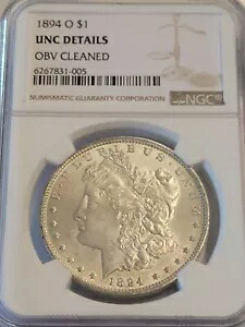 1894-O モーガン シルバー ダラー、NGC UNC。詳細 * 概要cl.素敵なキーコイン*｜WORLD RESOURCE【KING店】