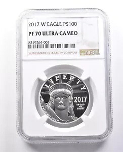 2017-W $100 アメリカン プラチナ イーグル 1 オンス プラチナ PF70 UCAM NGC *0004|WORLD RESOURCE【KING店】