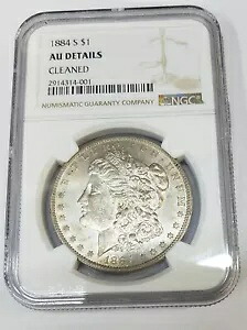 1884-S $1 モルガン シルバー ダラー NGC AU 詳細クリーニング済み｜WORLD RESOURCE【KING店】 726,440円