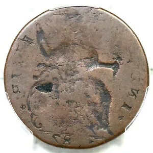 1787 -gg.1 PCGS G 6 リバースブロッケージコネチカット植民地銅貨|WORLD RESOURCE【KING店】
