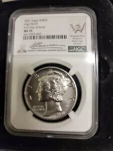 2021 1オンス ハイレリーフ アメリカン パラジウム イーグル MS-70 NGC FDI|WORLD RESOURCE【KING店】
