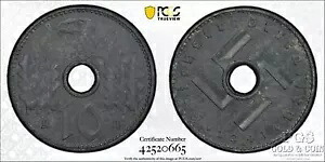 レア 1941-A ドイツ軍発行 10 フェニヒ MS61 PCGS 21944|WORLD RESOURCE【KING店】