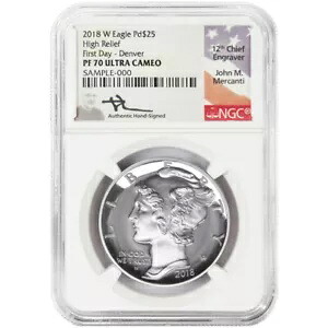 2018-W プルーフ $25 アメリカン パラジウム イーグル 1 オンス NGC PF70UC FD デンバー メルカンティ ...｜WORLD RESOURCE【KING店】