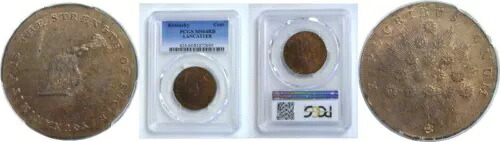C 1792 セント ケンタッキー - ランカスター PCGS MS-64 RB｜WORLD RESOURCE【KING店】 736,560円