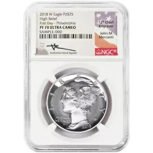 2018-W プルーフ $25 アメリカン パラジウム イーグル 1 オンス NGC PF70UC FD フィラデルフィア メル...｜WORLD RESOURCE【KING店】
