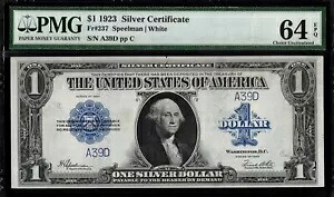 FR-237 1923 $1 シルバー A39D シリアル #39 P.MG#64EPQ +|WORLD RESOURCE【KING店】