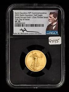 2022 サンゴーダン 1/2 オンス ゴールド プライベート NPF インキュース 記念 NGC SP 70 G4175｜WORLD RESOURCE【KING店】 743,600円