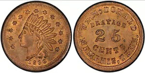 1863 TN F600D-1a PCGS MS65RB メンフィス トップ ポップ 1/0 ほとんどが赤 - スペクタキュラー R7｜WORLD RESOURCE【KING店】 743,600円