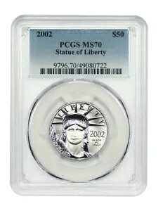 2002 $50 自由の女神 PCGS MS70|WORLD RESOURCE【KING店】