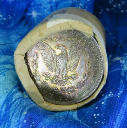 20 UNC BU コイン モルガン ダラー ロール ORIGIN TONE O/O ENDS+SILVER BAR BESTEVER #743|WORLD RESOURCE【KING店】