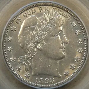 1898-O 理髪店 ハーフダラー 50c PCGS 認定 AU55|WORLD RESOURCE【KING店】