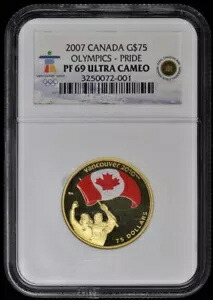 2007 カナダ オリンピック 8 コイン セット G$75 & S$1 NGC PR69DCAM｜WORLD RESOURCE【KING店】