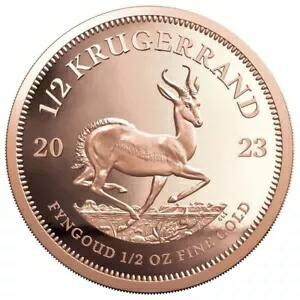 南アフリカ クルーガーランド 2023 金貨 - ケース入り - 1/2 オンス PP-｜WORLD RESOURCE【KING店】