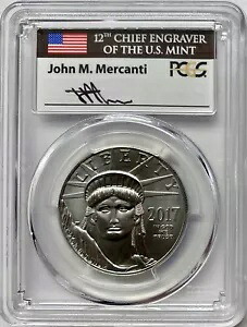 2017 1オンス プラチナ アメリカン イーグル PCGS MS-70 FS メルカンティ|WORLD RESOURCE【KING店】