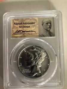 2017 PCGS MS 70 $25 パラジウム発行初日 (アドルフ・ワインマン) 1 年目|WORLD RESOURCE【KING店】
