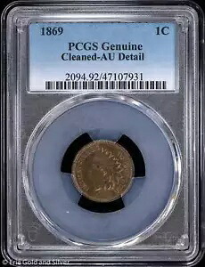 1869 1c Indian Head Cent PCGS 正規 AU 詳細｜WORLD RESOURCE【KING店】