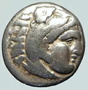 アレクサンダー 3 世大王 325-290BC ヘラクレス ゼウス ギリシャ銀貨 i112199|WORLD RESOURCE【KING店】